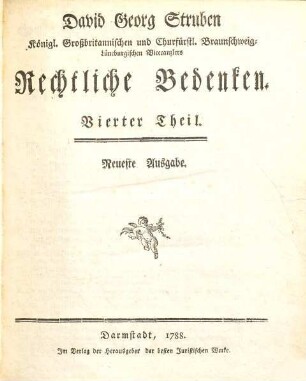 David Georg Struben Königl. Großbritannischen und Churfürstl. Braunschweig-Lüneburgischen Vicekanzlers Rechtliche Bedenken, 4
