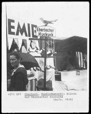 Der Kuckucksmarkt in Eberbach Rhein-Neckar-Kreis 1936