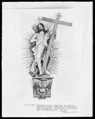 Christus Salvator auf Wandkonsole