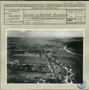 Saarbrücken, Malstatt, Burbach, Gesamtansicht