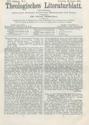 50-51 [Rezension] Bohn, Friedrich, Der Sabbat im Alten Testament und im altjüdischen religiösen Aberglauben
