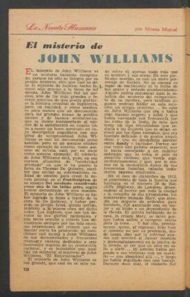 El misterio de John Williams : La novela humana