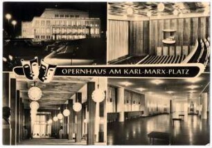 Messestadt Leipzig : Opernhaus am Karl-Marx-Platz