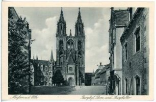 Meißen. Burghof, Dom - Burgkeller