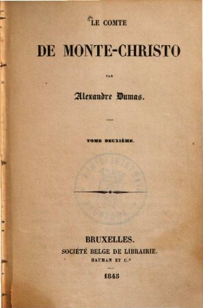Le comte de Monte-Christo, 2