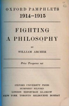 Fighting a philosophy