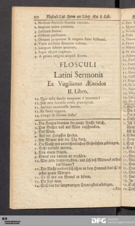 Flosculi Latini Sermonis Ex Virgiliancae Aeneidos