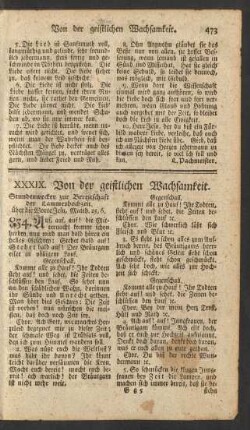 XXXIX. Von der geistlichen Wachsamkeit.