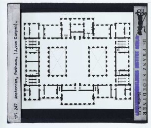Amsterdam, Paleis op de Dam (Rathaus) : Grundriss