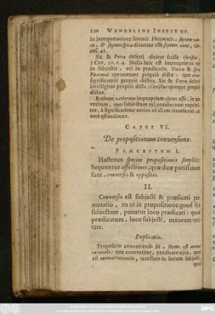 Caput VI. De propositionum conversione.