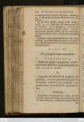 Caput VI. De propositionum conversione.