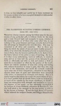 The Florentine sculptor Lorenzo Ghiberti