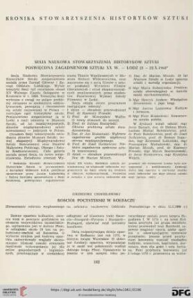Kronika stowarzyszenia historyków sztuki
