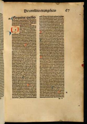 108r-112r, 67. De consiliis evangelicis.