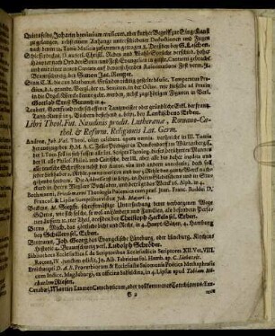 Libri Theol. Fut. Nundinis prodit. Lutheranæ, Romano-Cathol. & Reform. Religionis Lat. Germ.