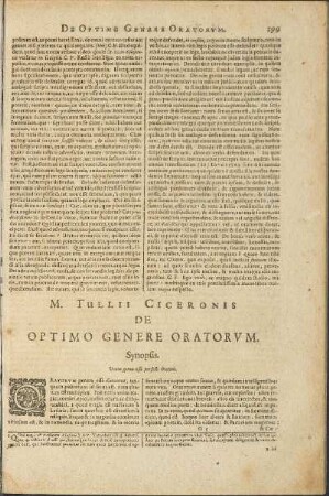 De Optimo Genere Oratorum