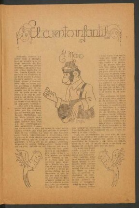 El cuento infantil : El mono