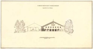 Fick, Roderich; Obersalzberg; Gemeinschaftshaus - Ansicht von Osten