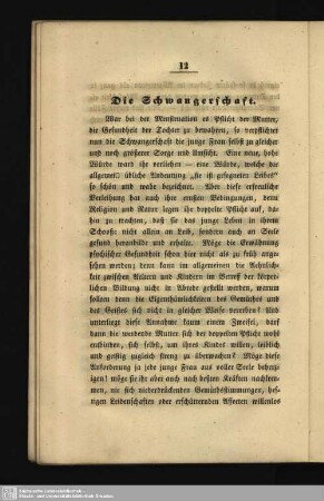 Die Schwangerschaft