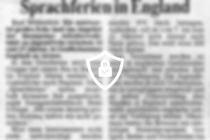 Viel Interesse an [Name maskiert] in England