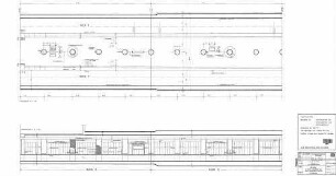 Stuttgart Schwabstraße: km 2.368.39 bis 2.430.00, Werkplan S-Bahn-Geschoss, Grundriss Bahnsteig