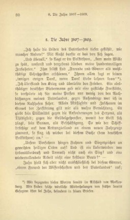 8. Die Jahre 1807-1809