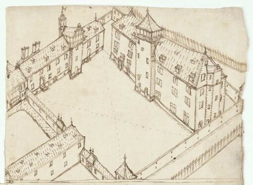 Melsungen, Landgrafenschloss, Umbauentwurf