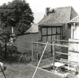 Stolpen, Unterm Schloß 2. Wohnhaus (1826/1850). Rückseite