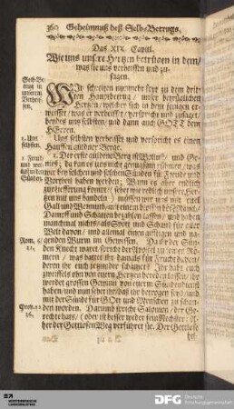 Das XIX. Capitl. Wie uns unsere Hertzen betrügen in dem/ was sie uns verheissen und zusagen.