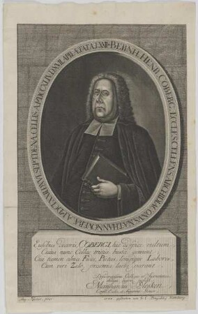 Bildnis des Bernh. Henr. Coberg
