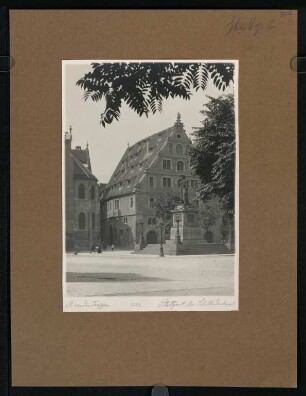 357, Stuttgart. Am Schillerdenkmal. (Nr. 3126).