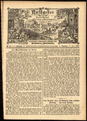 Ausgabe vom Samstag, den 19. Juni 1897.