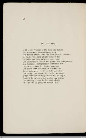 Die Flamme