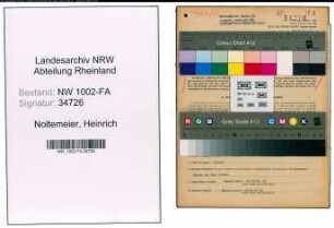 Entnazifizierung Heinrich Noltemeier, geb. 02.05.1894 (Kaufmann)
