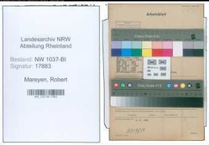 Entnazifizierung Robert Mareyen , geb. 12.03.1892 (Landesamtmann)