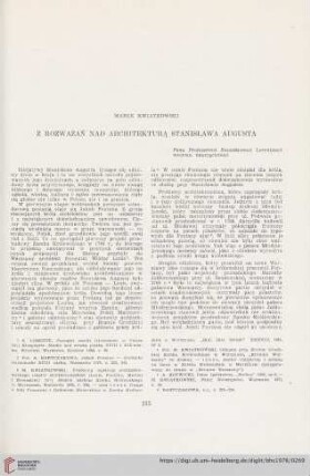 38: Z Rozważań nad Architekturą Stanisława Augusta