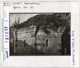 Alet: Abteikirche, Apsis von Nordosten