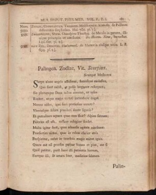 Palingen. Zodiac. Vit. Scorpius. - Palingen. Zodiac. Vit. Cancer.