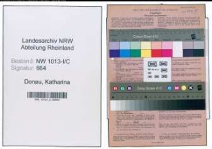 Entnazifizierung Katharina Donau , geb. 06.02.1891 ()