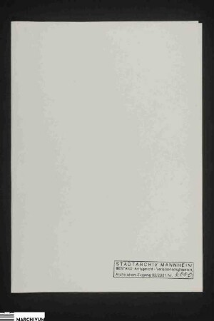 Vermögen der verstorbenen Catharina Rickert