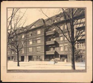 Wohnhausgruppe Lauterbach, Breslau: Straßenansicht