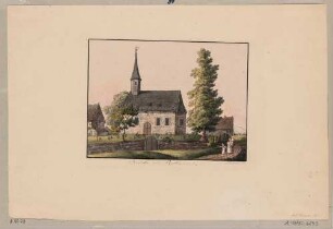 Die Kirche in Rathewalde (Hohnstein-Rathewalde) in der Sächsischen Schweiz