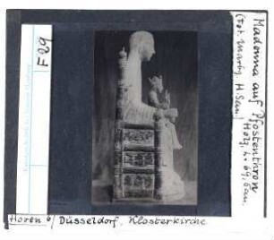 Hoven: Klosterkirche, Madonna, Holz, 2. H. 12. Jhd.