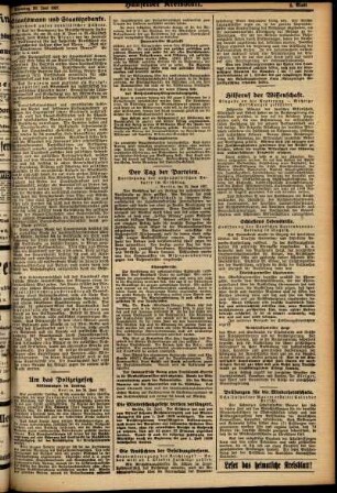Zweite Ausgabe vom Dienstag, den 28. Juni 1927.
