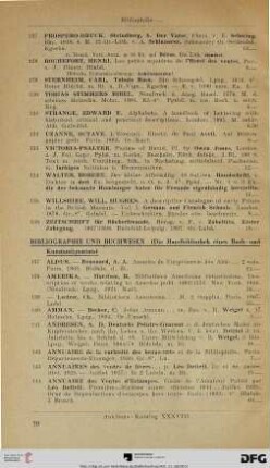 Bibliographie und Buchwesen (Nr. 137-400)