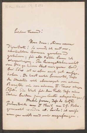 Brief an Friedrich Spitta : 05.03.1896