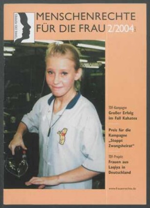 Menschenrechte für die Frau : Die Zeitschrift von TERRE DES FEMMES