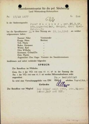 Wassner, Josef
