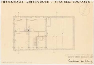 Hettenhaus, Rottenbuch: Grundriss Obergeschoss 1:50