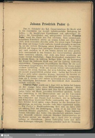 Johann Friedrich Pudor †